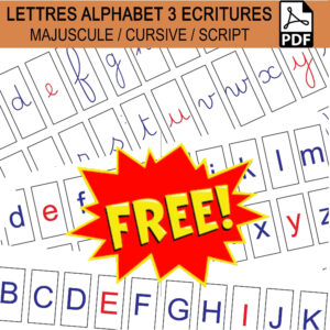 Lettres mobiles # écritures