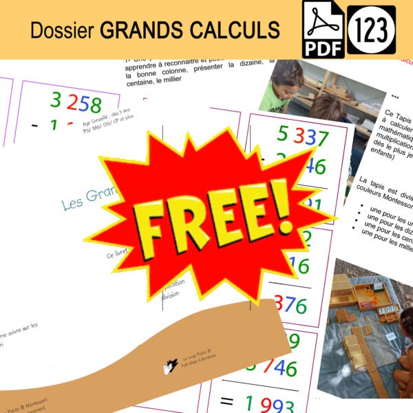 BONUS grands calculs - pdf pour tapis