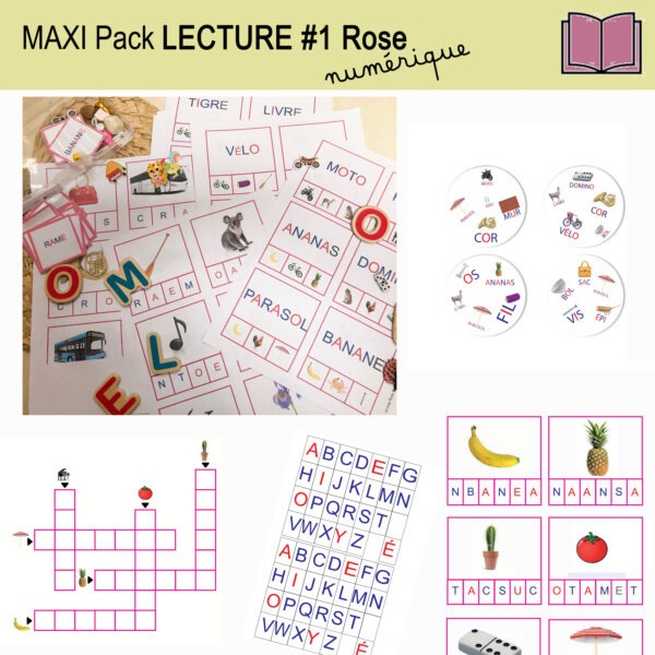 MAXI coffret lecture #1 Rose – Image 3