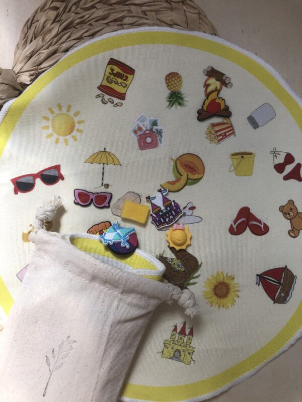 été tapis dessins + objets
