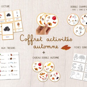 Coffret activités automne - numérique