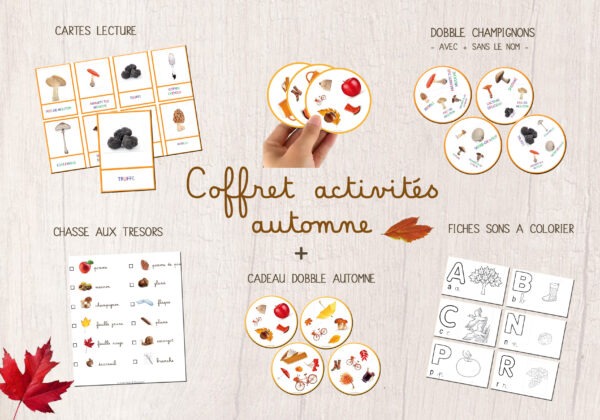 Coffret activités automne - numérique