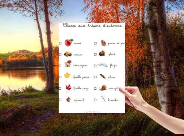 chasse aux trésors automne