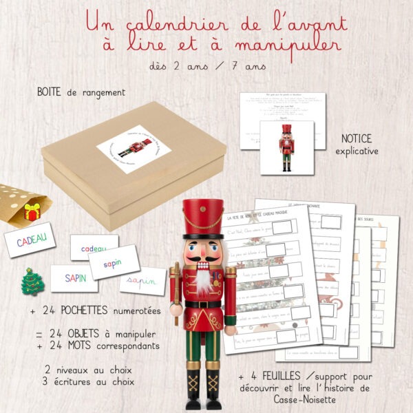Calendrier de l’Avent Casse-Noisette – niveau 2 –  phrases + objet – Image 9
