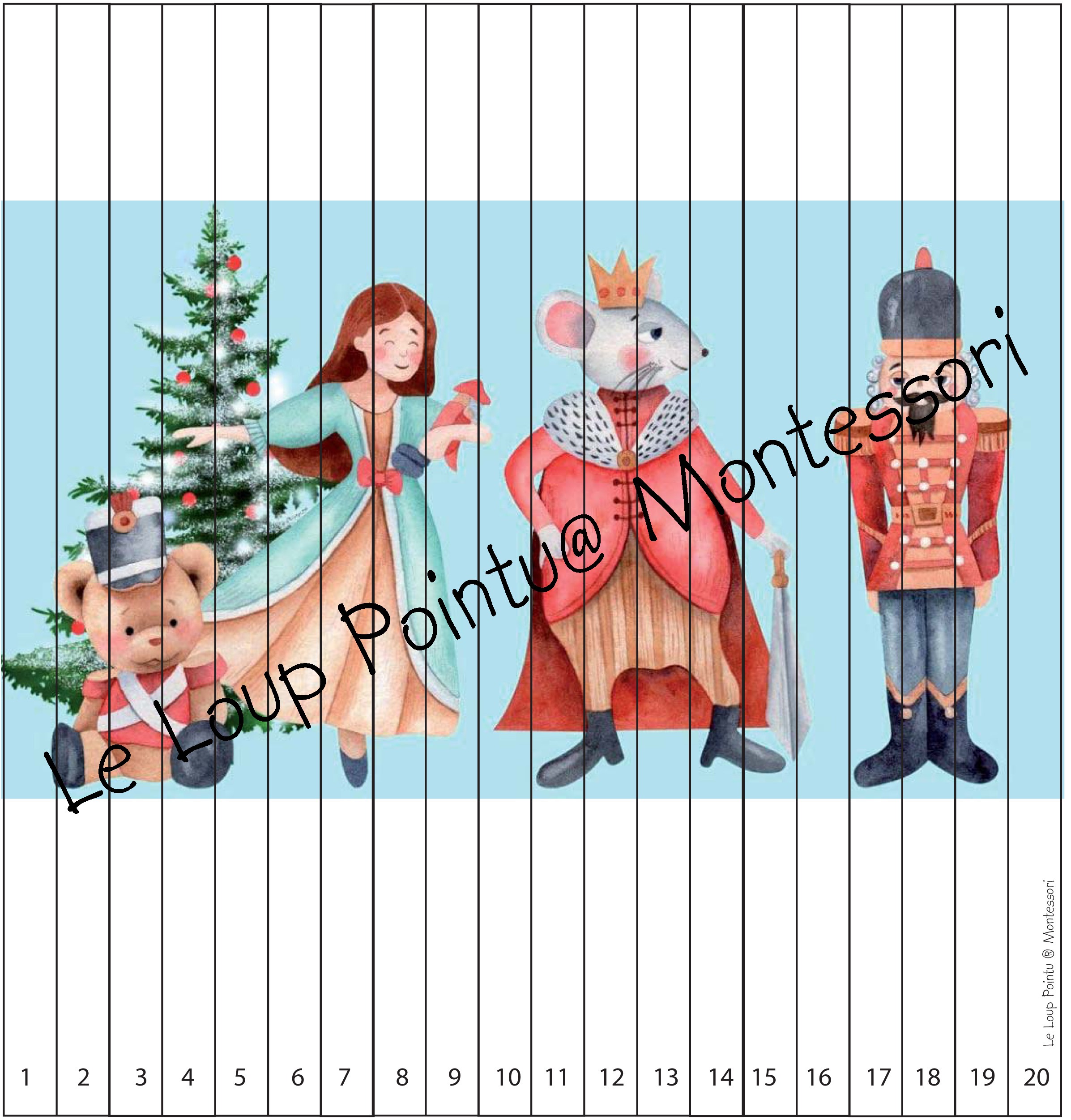 Puzzles à compter Casse Noisette 1-20 - version numérique – Image 4