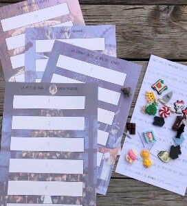 kit LECTURE Casse-Noisette – niveau 2 –  24 phrases & 24 objets à manipuler