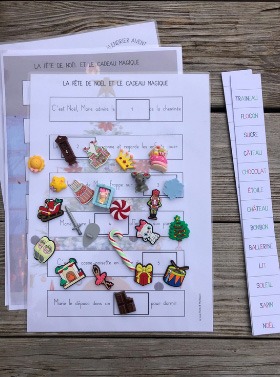 kit LECTURE Casse-Noisette – niveau 1 – 24 mots & 24 objets à manipuler – Image 3