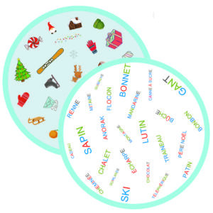 Hiver : map dessins +map lecture + objets