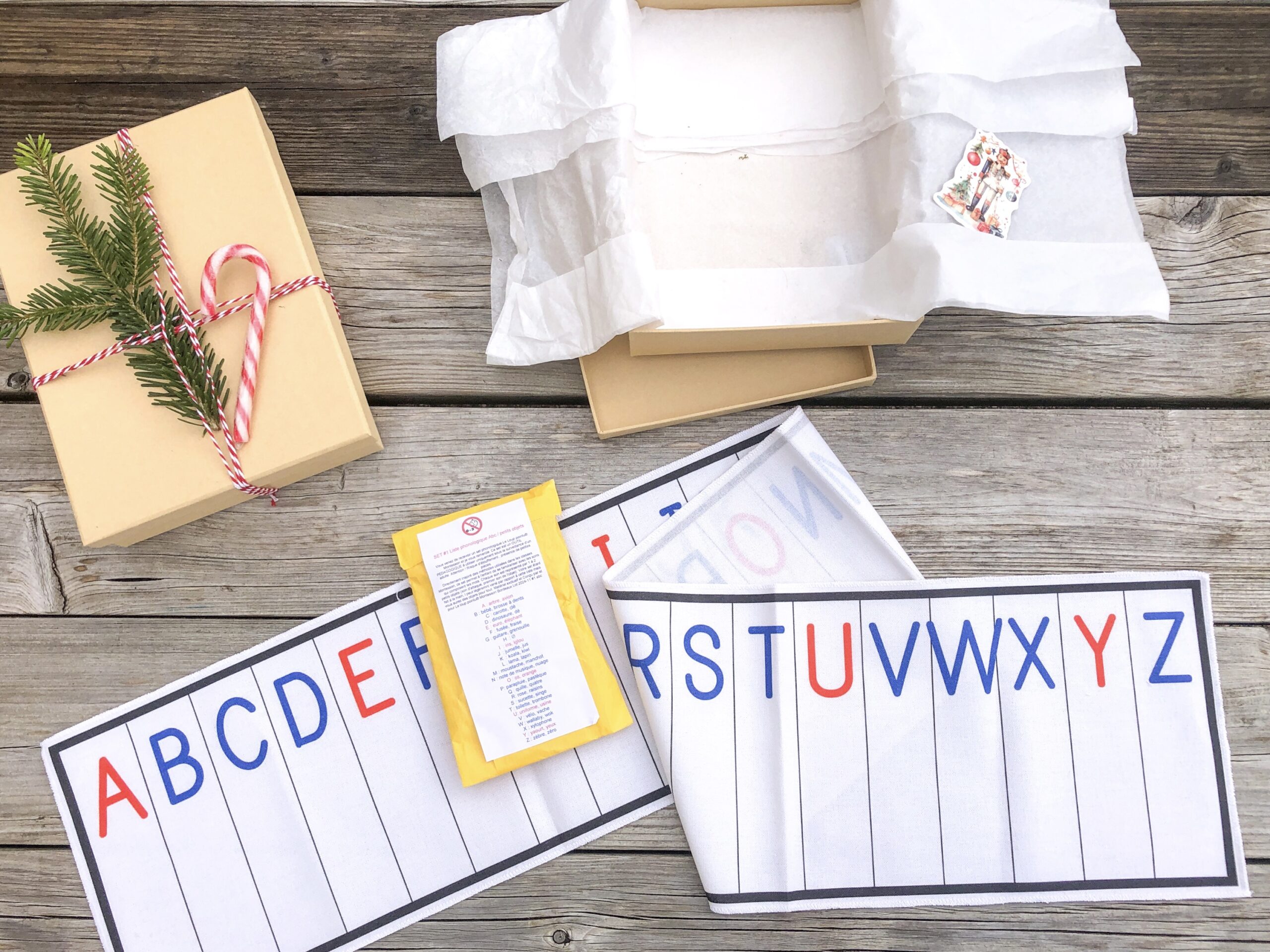 Coffret Collector Noël – Frise Alphabet + Set 1 Phonologique Montessori | Manipulation & Sons, dès 3 ans – Image 5