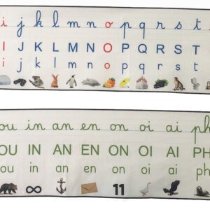 🥇 Bundle frise alphabet + digramme illustrée - 3 écritures + photos