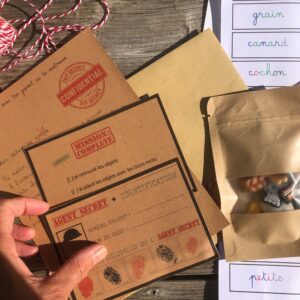 Courrier détective jeune lecteur #1 , conte à manipuler, 3 à 7 ans